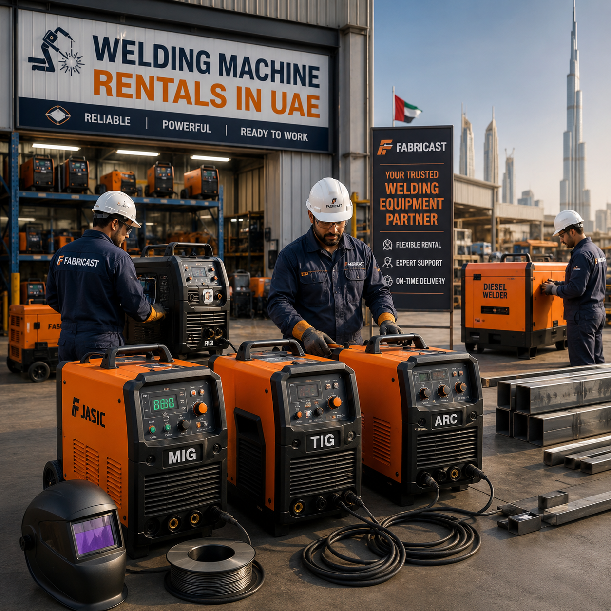 Welding Machine Rentals in UAE: Flexible, Reliable Solutions for Modern Industrial Projects