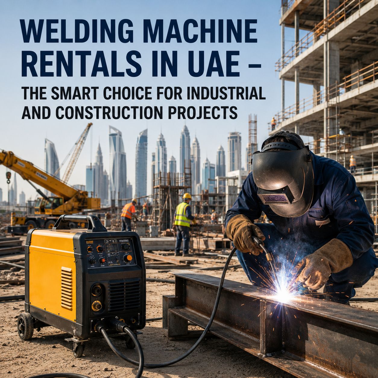 Welding Machine Rentals in UAE : The Smart Choice for Industrial and Construction Projects
