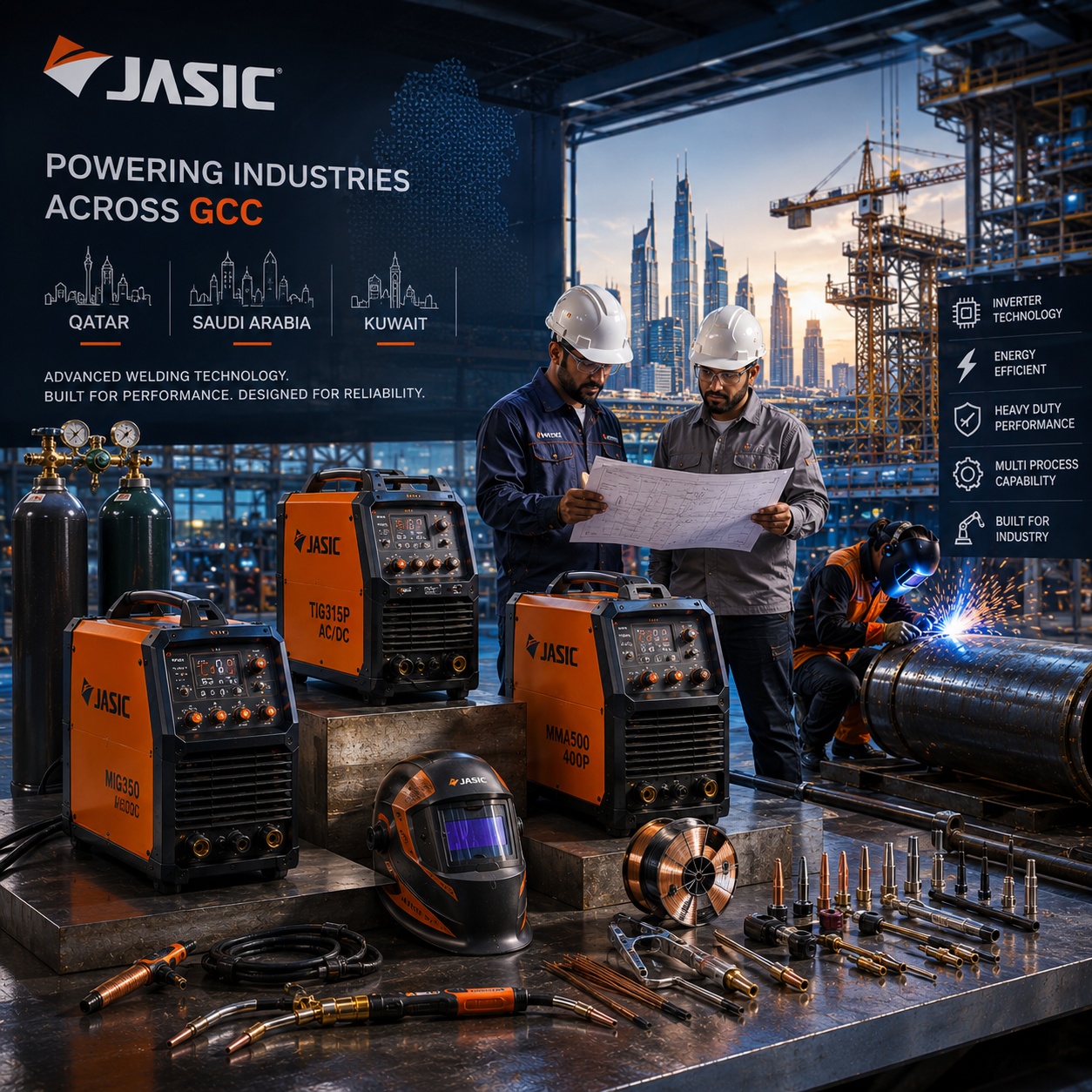 JASIC Welding Distributors in Qatar, Saudi Arabia & Kuwait: Powering the GCC’s Industrial Growth