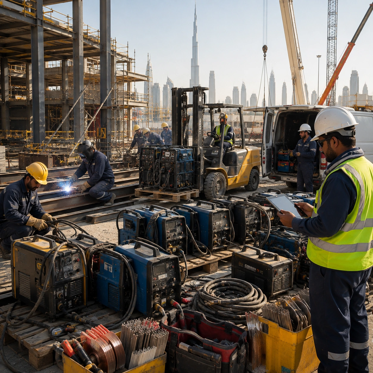 Welding Equipment Rentals in UAE: A Flexible Approach to Project-Based Fabrication