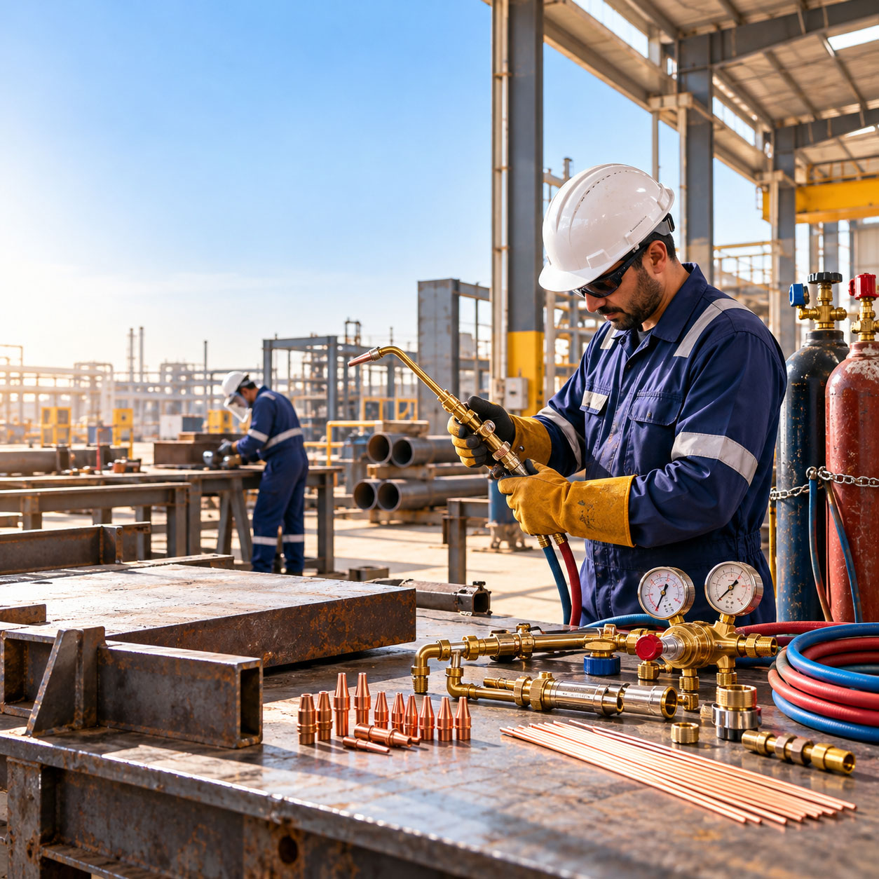 Harris Welding Consumables Kuwait: Solutions for Cutting, Brazing and Fabrication